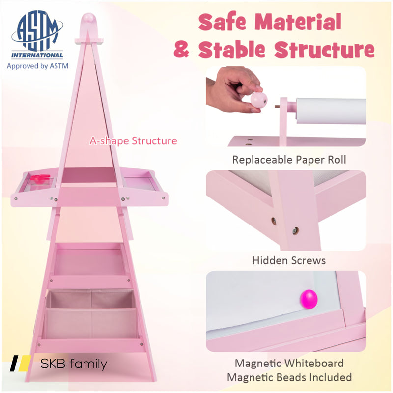 3-In-1 Double-Sided Storage Art Easel 240115-214549