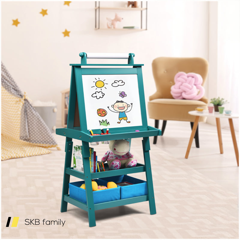 3-In-1 Double-Sided Storage Art Easel 240115-214549