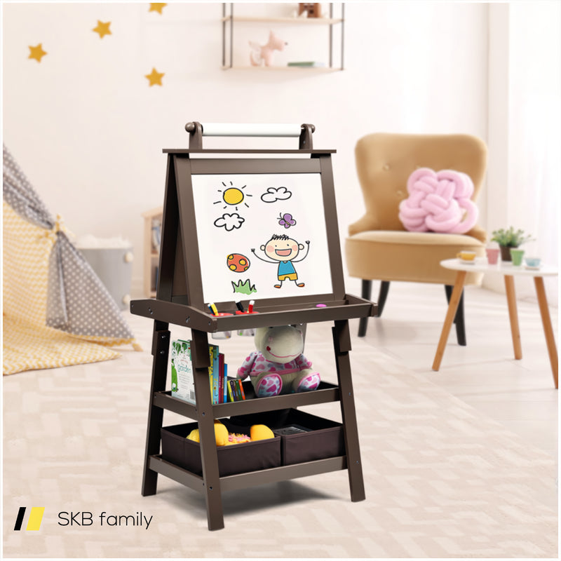 3-In-1 Double-Sided Storage Art Easel 240115-214549