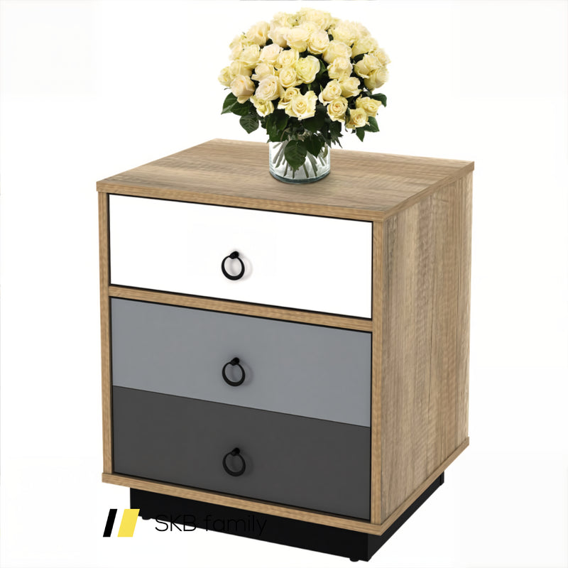 Nightstand With Drawer And Storage Cabinet Wooden Sofa Side Table End Table 240115-214553