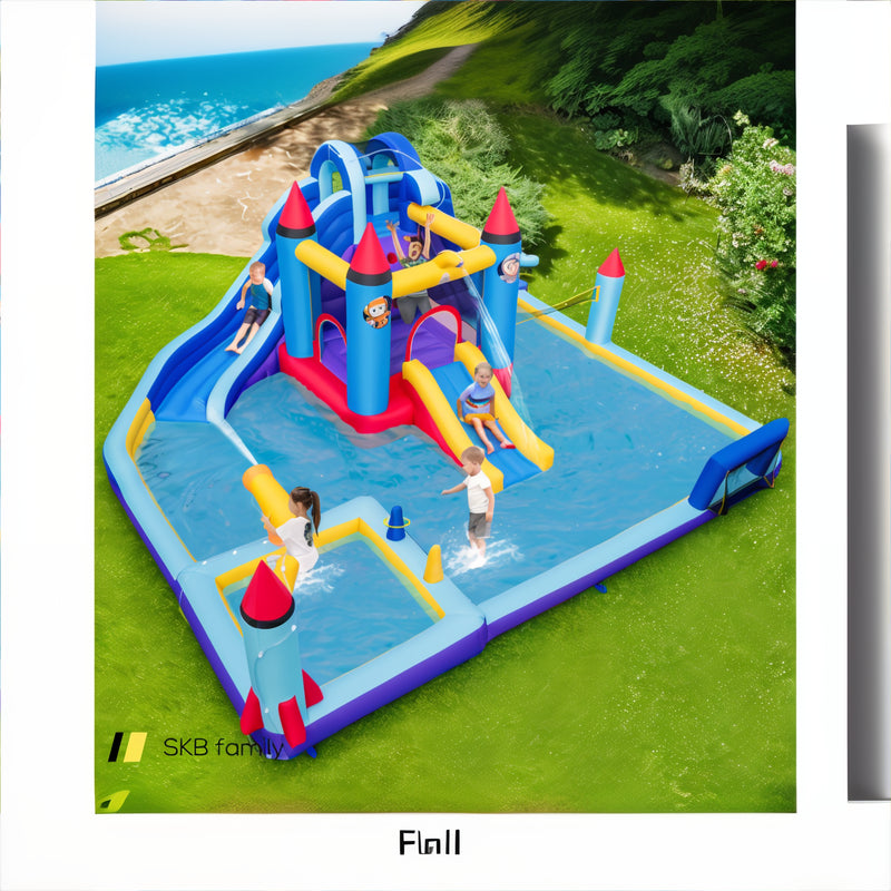 Rocket Theme Inflatable Water Slide Park 240115-214571