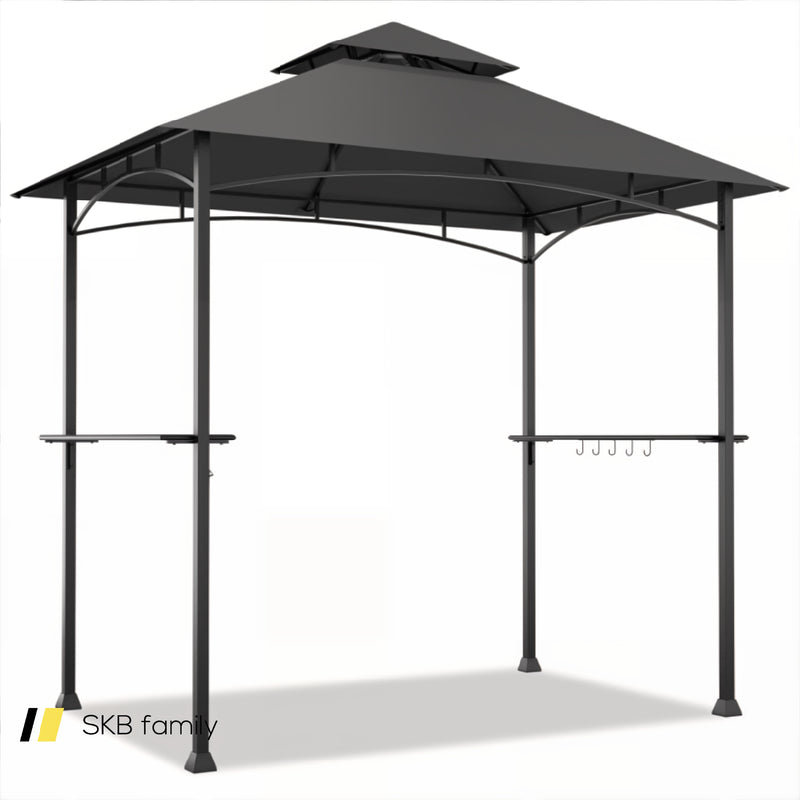 8 X 5 Feet Outdoor Barbecue Grill Gazebo Canopy Tent Bbq Shelter 240115-214607