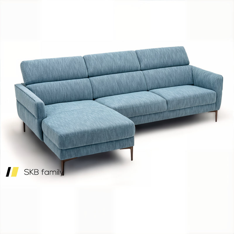 105 Inch L-Shaped Sofa Couch With 3 Adjustable Headrests 240115-214609