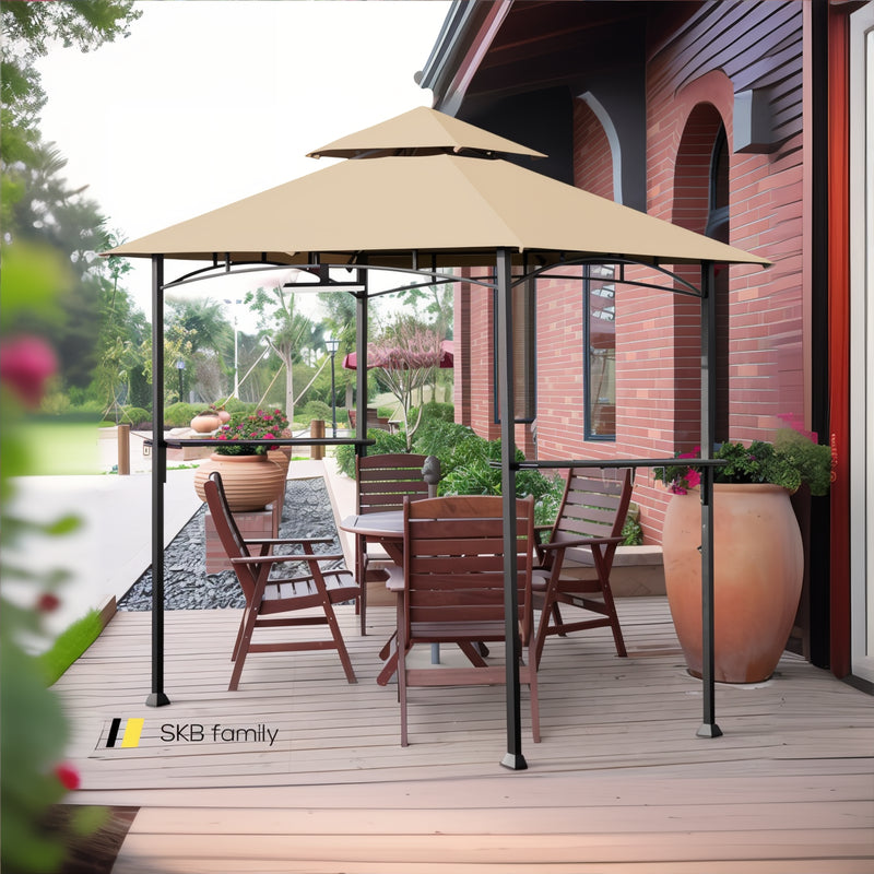 8’ X 5’ Outdoor Patio Barbecue Grill Gazebo 240115-214932