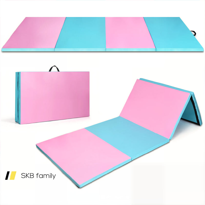 8 X 4 Feet Folding Gymnastics Tumbling Mat 240115-215120