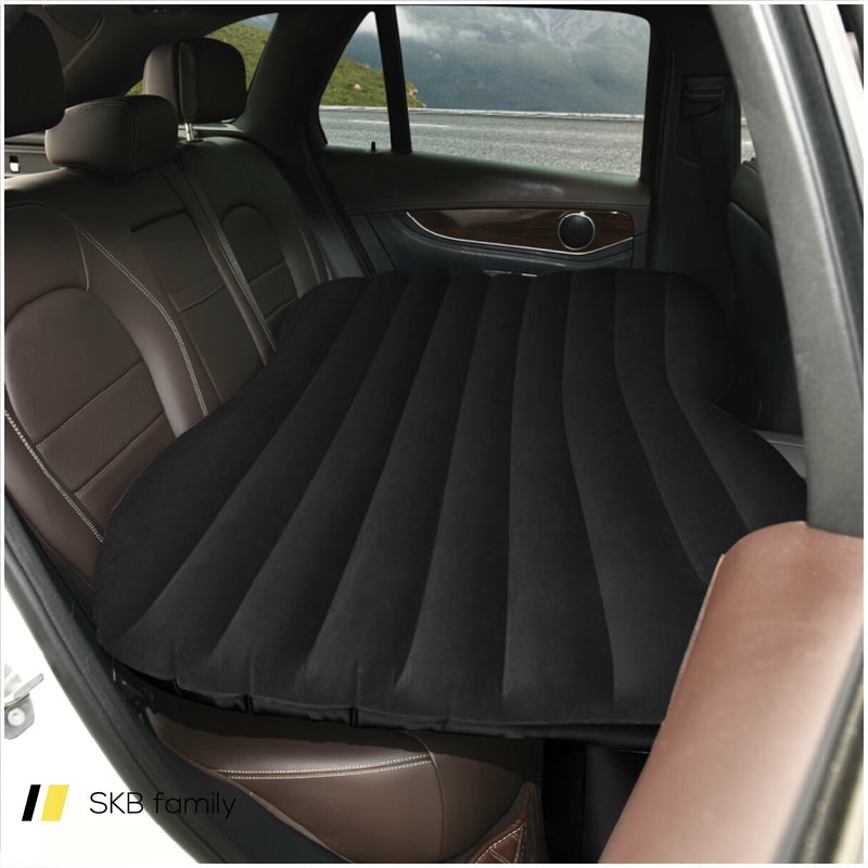 Inflatable Backseat Flocking Mattress Car Suv Travel With Pump 240115-215211