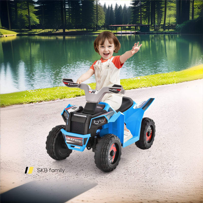 Kids Ride On Atv 4 Wheeler Quad Toy Car With Direction Control 240115-215228