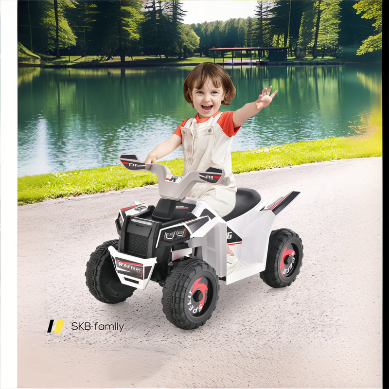 Kids Ride On Atv 4 Wheeler Quad Toy Car With Direction Control 240115-215228