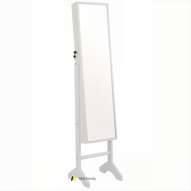 Standing Jewelry Cabinet With Full-Length Mirror 240115-215230