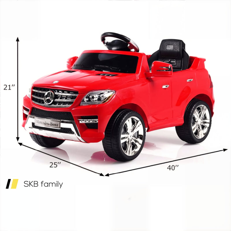 6v Mercedes Benz Kids Ride On Car With Mp3+Rc 240115-215310