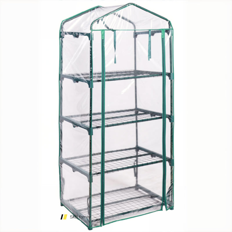 Outdoor Portable Mini 4 Shelves Greenhouse 240115-215352