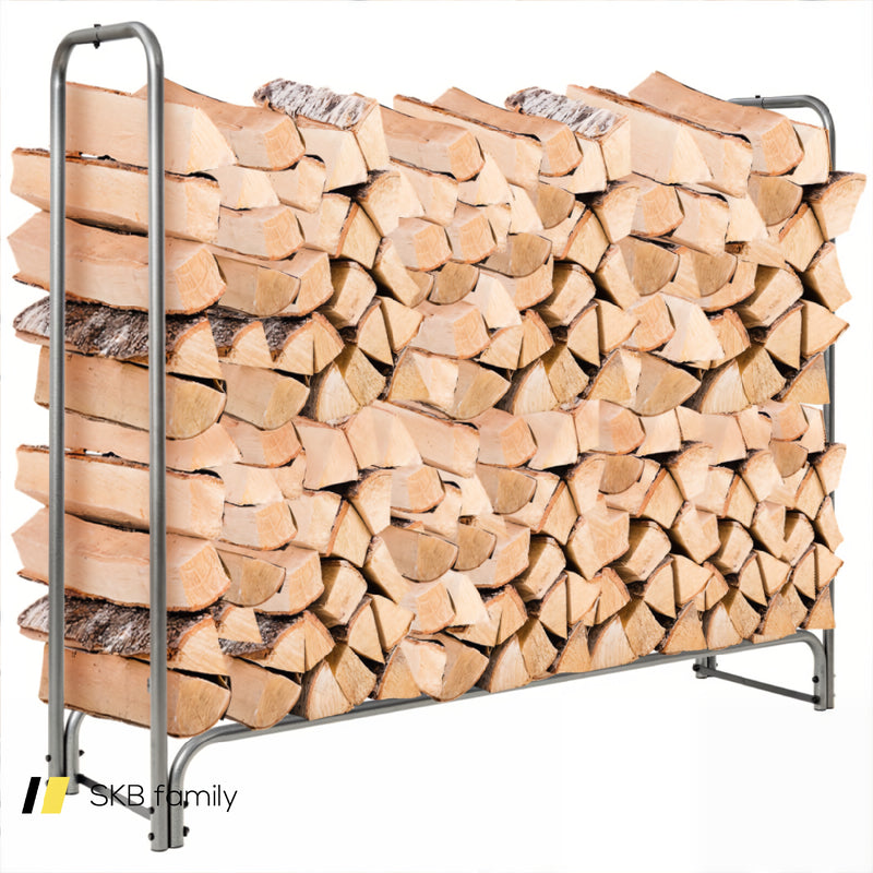 4 Feet/5 Feet/6 Feet/8 Feet Firewood Storage Log Rack 240115-215386