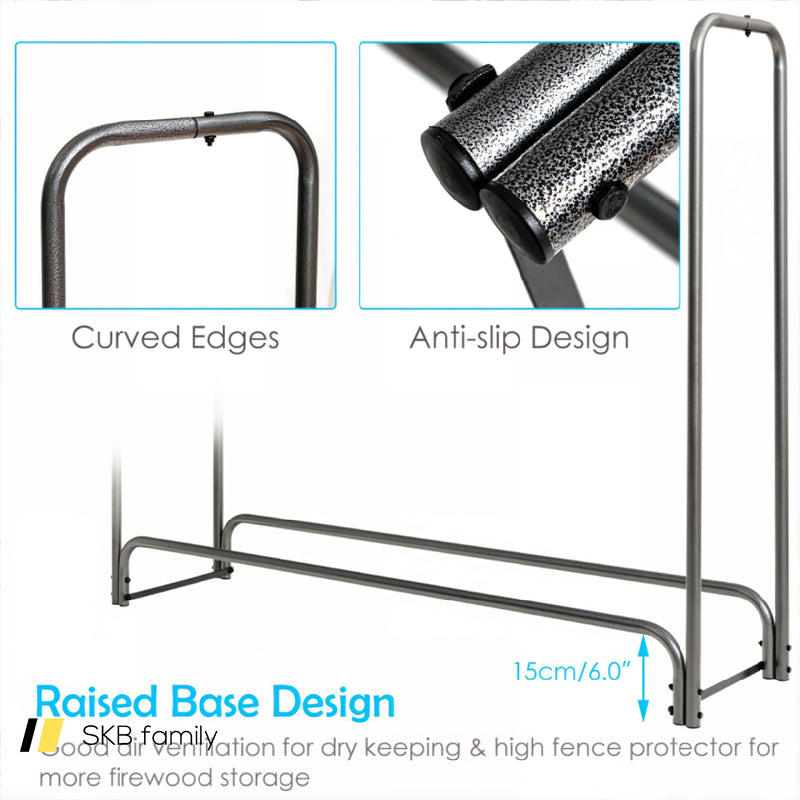 4 Feet/5 Feet/6 Feet/8 Feet Firewood Storage Log Rack 240115-215386
