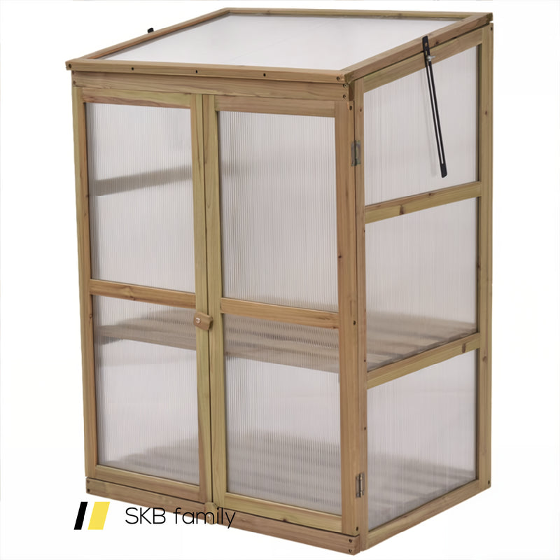 30 X 22 X 43 Inch Garden Portable Wooden Greenhouse 240115-215527