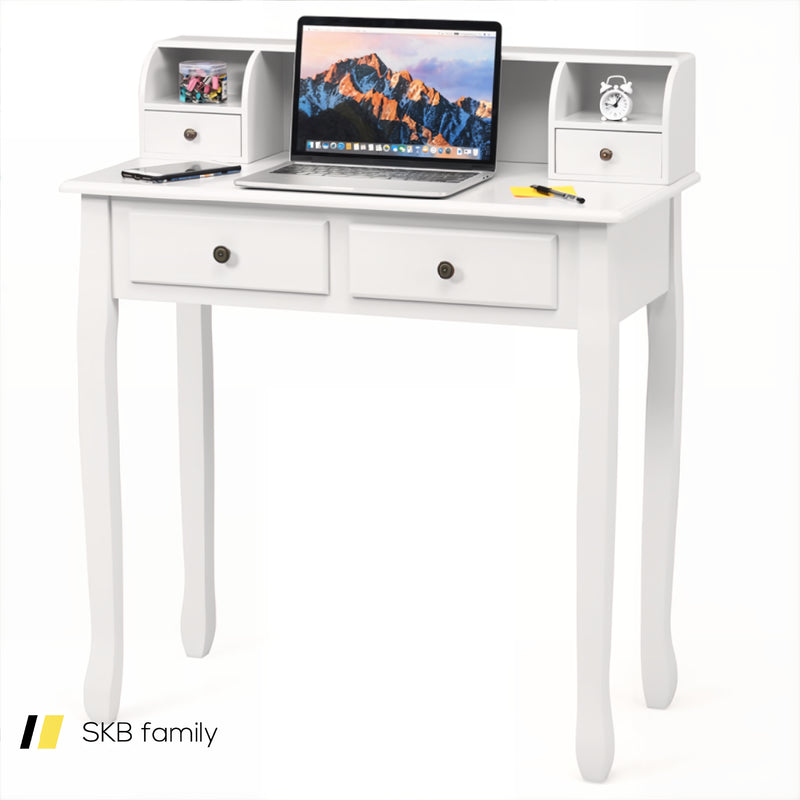 Removable Floating Organizer 2-Tier Mission Home Computer Vanity Desk 240115-215542