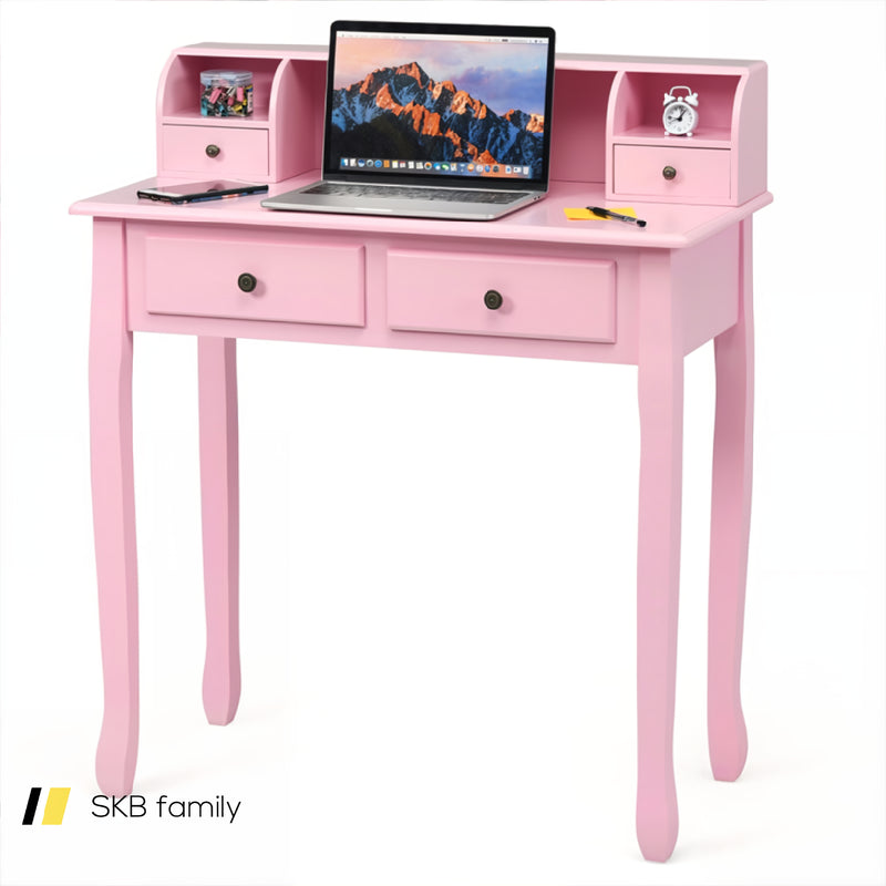 Removable Floating Organizer 2-Tier Mission Home Computer Vanity Desk 240115-215542