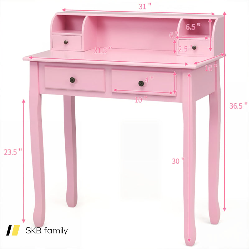 Removable Floating Organizer 2-Tier Mission Home Computer Vanity Desk 240115-215542