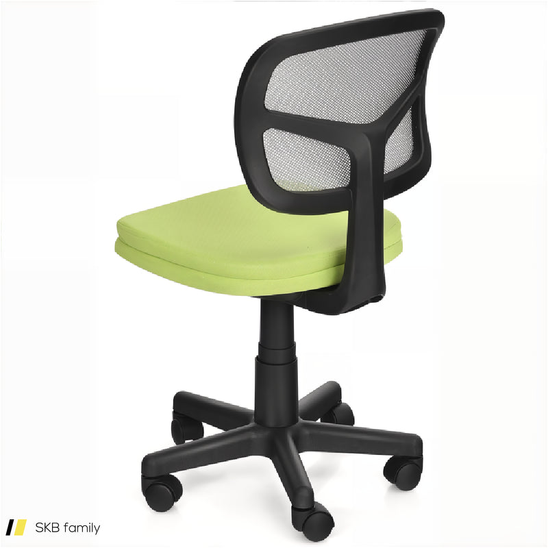 Armless Computer Chair With Height Adjustment And Breathable Mesh For Home Office 240515-229067