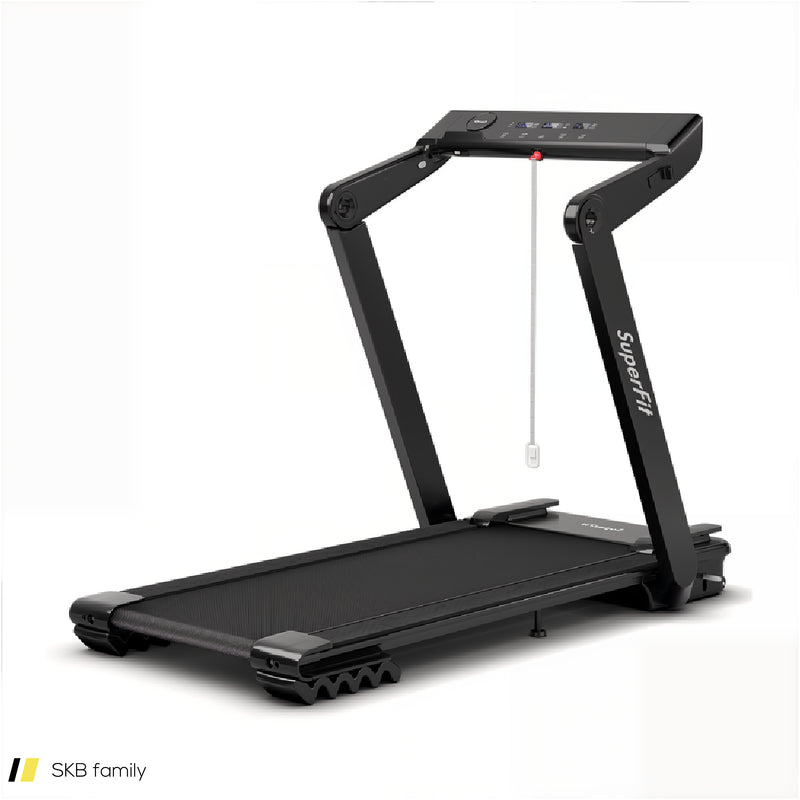 4.0 Hp Foldable Electric Treadmill With Led Touch Screen And App Connection 240515-229074