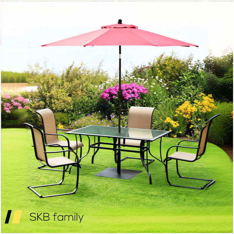 40 Lbs Square Umbrella Base Stand With For Backyard Patio 240515-229080