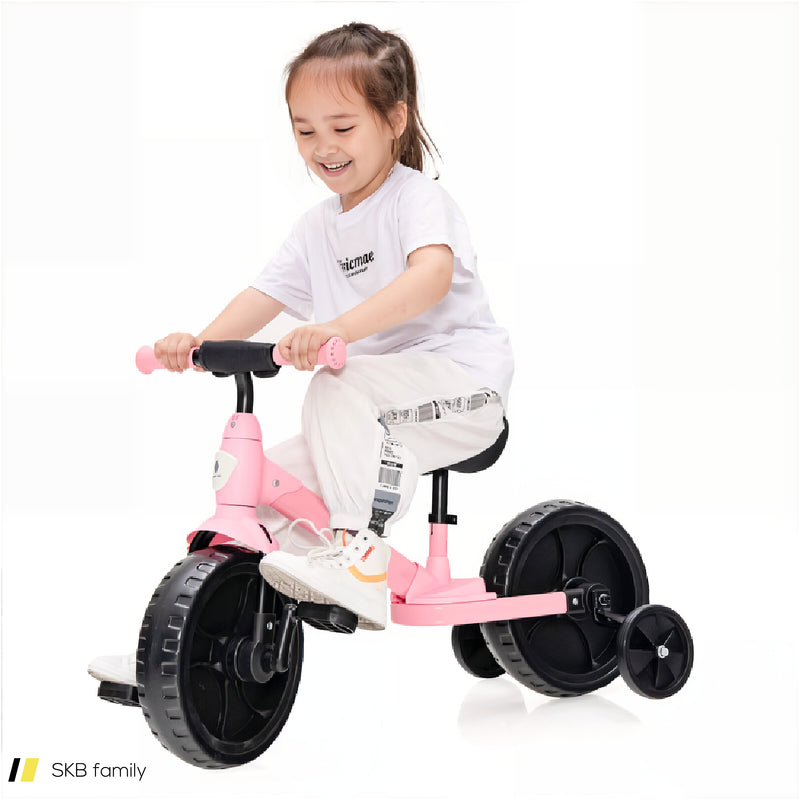 4-In-1 Toddler Tricycle With Training Wheels For 18 Months To 6 Years Old 240515-229081