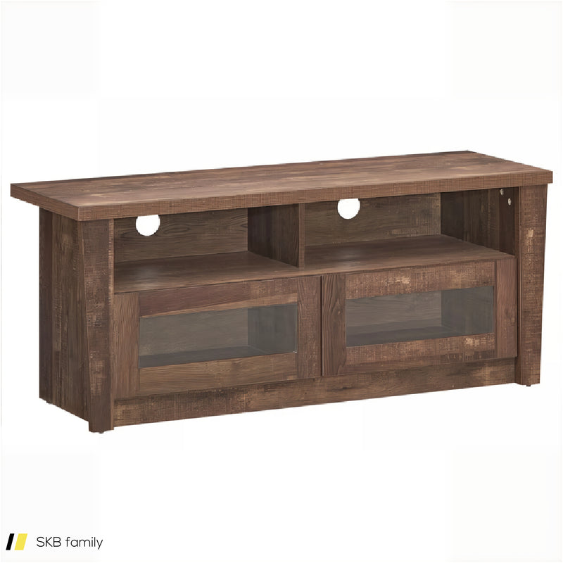 Wooden Tv Stand With 2 Open Shelves And 2 Door Cabinets 240515-229103