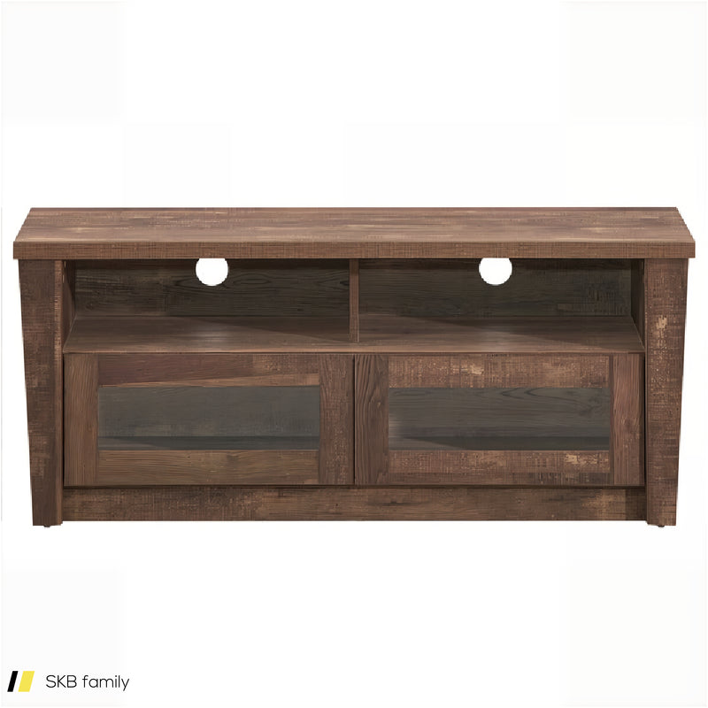 Wooden Tv Stand With 2 Open Shelves And 2 Door Cabinets 240515-229103