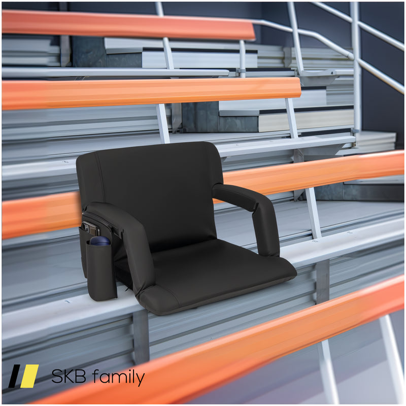 Stadium Seat For Bleachers With Back Support 6 Adjustable Positions 240515-229128