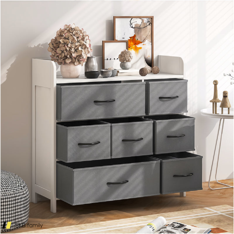 Fabric Dresser With 7 Drawers For Bedroom 240515-229131