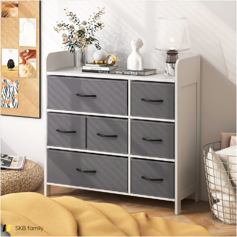 Fabric Dresser With 7 Drawers For Bedroom 240515-229131