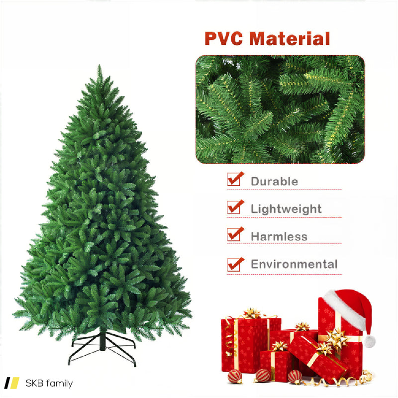 5 Feet Artificial Fir Christmas Tree With 600 Branch Tips 240515-229155