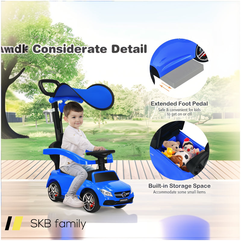 3-In-1 Mercedes Benz Ride-On Toddler Sliding Car 240515-229157