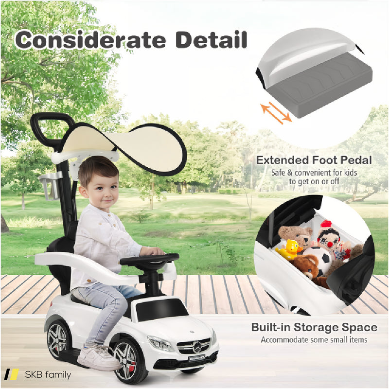 3-In-1 Mercedes Benz Ride-On Toddler Sliding Car 240515-229157