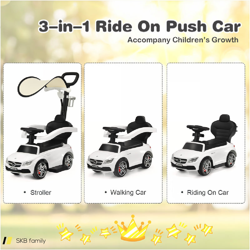 3-In-1 Mercedes Benz Ride-On Toddler Sliding Car 240515-229157