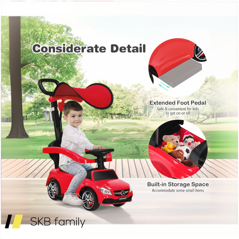 3-In-1 Mercedes Benz Ride-On Toddler Sliding Car 240515-229157