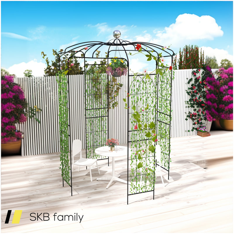 Birdcage Shape Gazebo For Climbing Plants And Wedding Ceremony Decoration 240515-229165