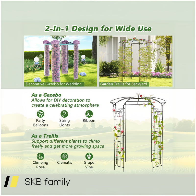 Birdcage Shape Gazebo For Climbing Plants And Wedding Ceremony Decoration 240515-229165