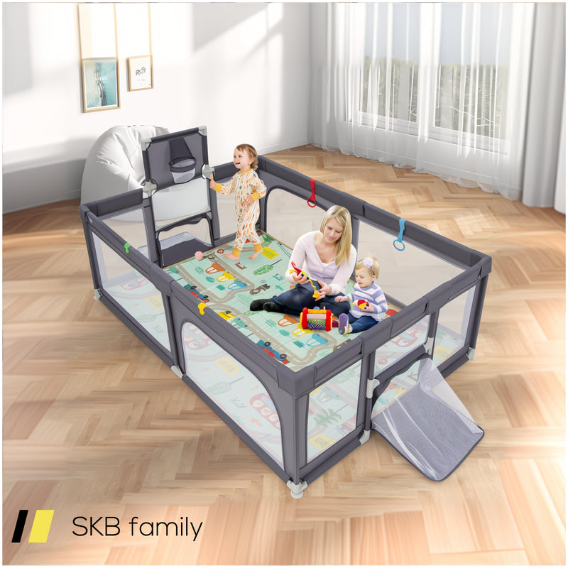 Large Baby Playpen With Mat And Ocean Balls 240515-229166