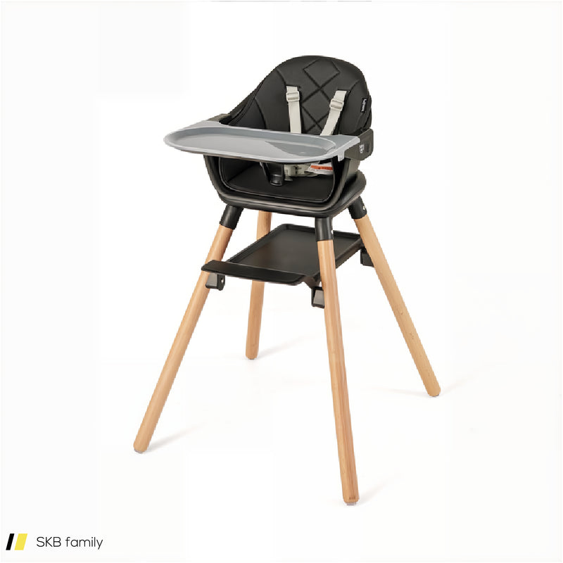 6 In 1 Convertible Highchair With Safety Harness And Removable Tray 240515-229169