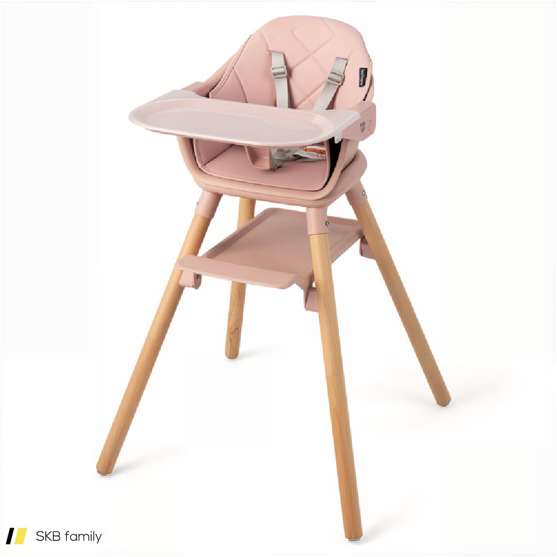 6 In 1 Convertible Highchair With Safety Harness And Removable Tray 240515-229169