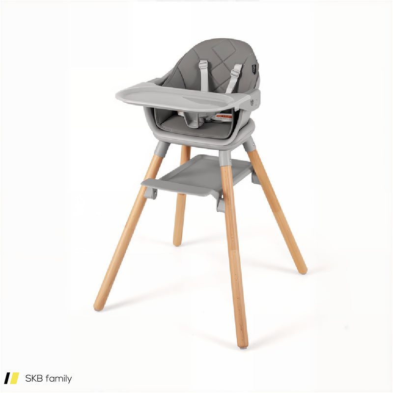 6 In 1 Convertible Highchair With Safety Harness And Removable Tray 240515-229169