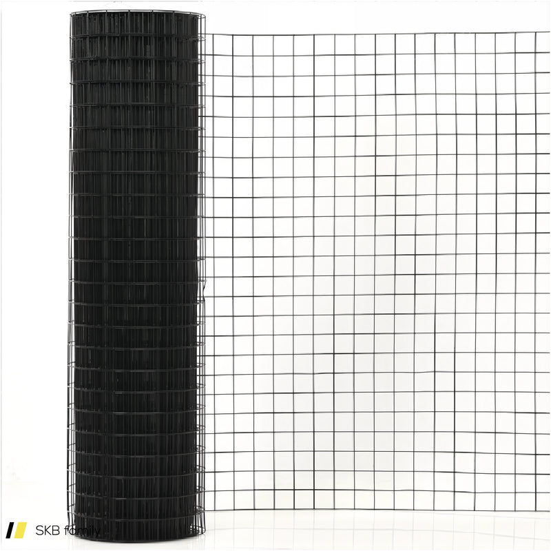 36 X 50 Inch Hardware Cloth 16 Gauge Black Vinyl Coated Welded Wire Mesh 1.5 Inch 240515-229170