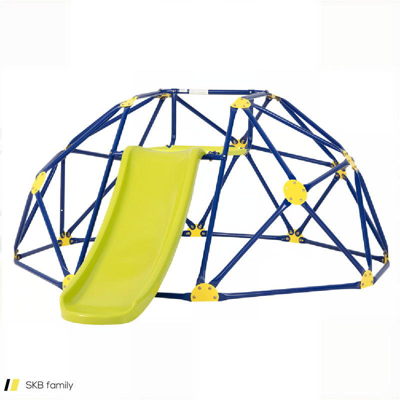 Kids Climbing Dome With Slide And Fabric Cushion For Garden Yard 240515-229180