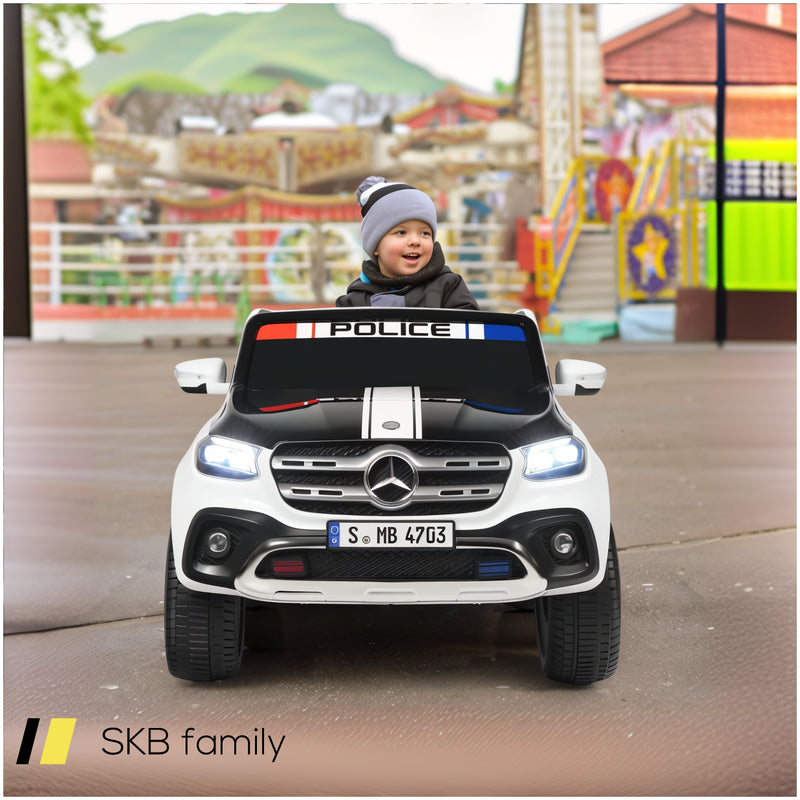 12v 2-Seater Kids Ride On Car Licensed Mercedes Benz X Class Rc With Trunk 240515-229181