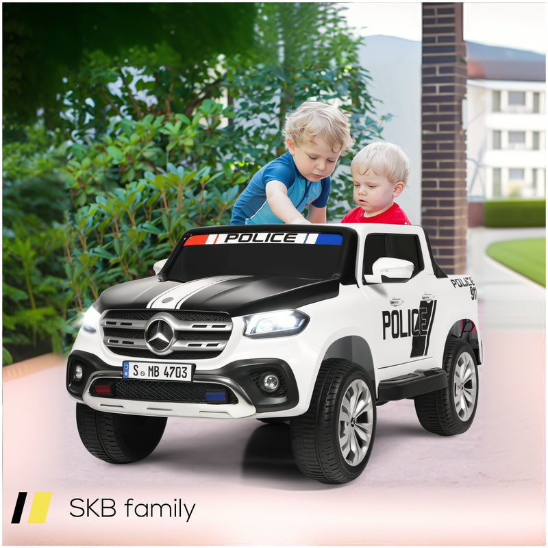 12v 2-Seater Kids Ride On Car Licensed Mercedes Benz X Class Rc With Trunk 240515-229181