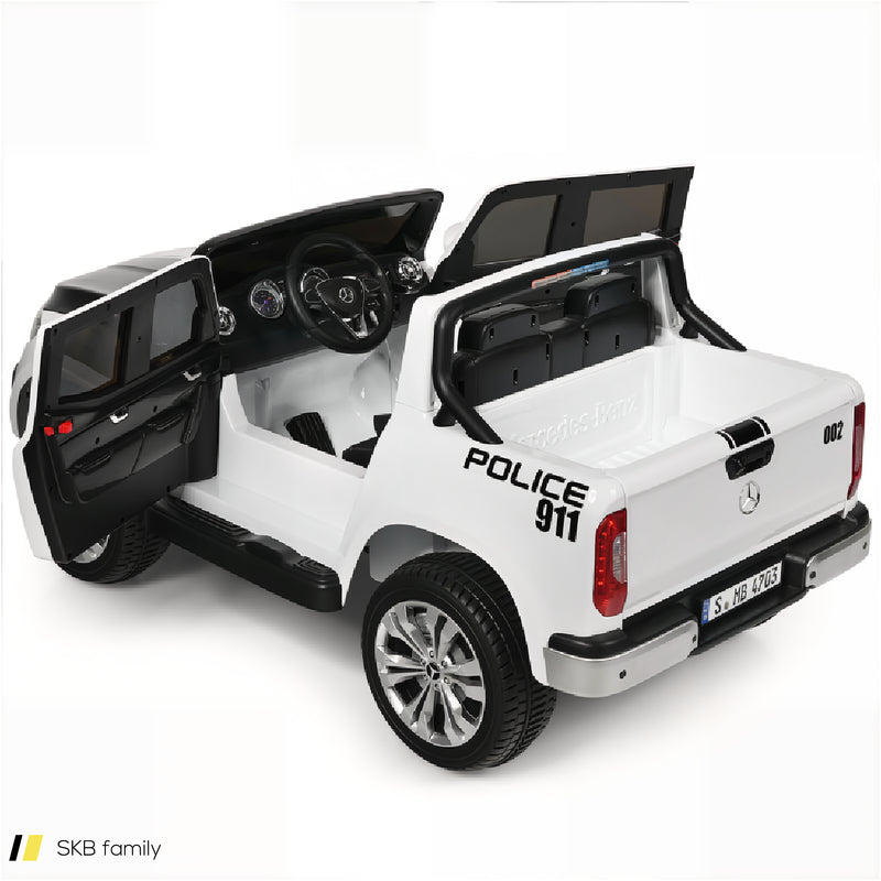 12v 2-Seater Kids Ride On Car Licensed Mercedes Benz X Class Rc With Trunk 240515-229181