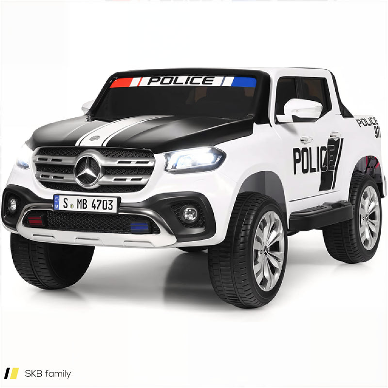 12v 2-Seater Kids Ride On Car Licensed Mercedes Benz X Class Rc With Trunk 240515-229181