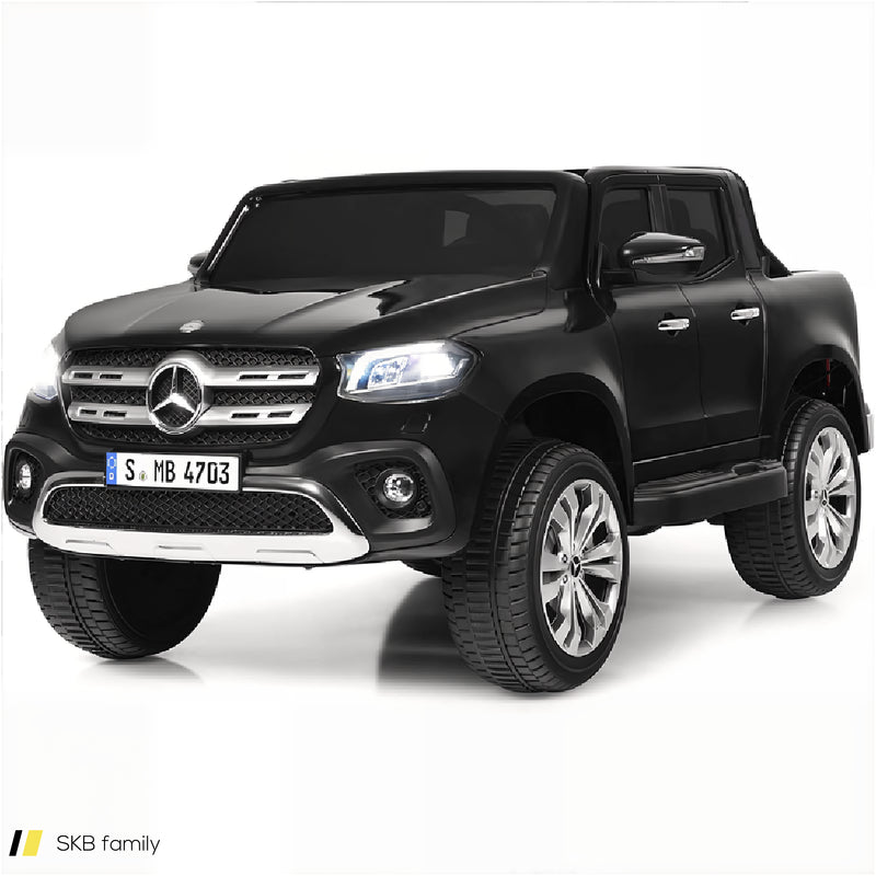 12v 2-Seater Kids Ride On Car Licensed Mercedes Benz X Class Rc With Trunk 240515-229181