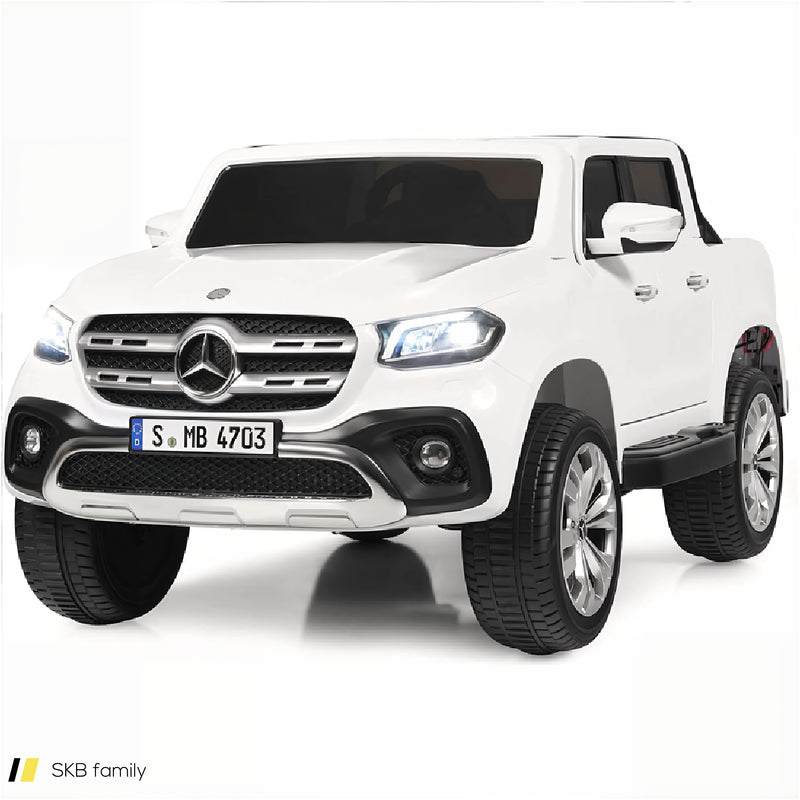 12v 2-Seater Kids Ride On Car Licensed Mercedes Benz X Class Rc With Trunk 240515-229181