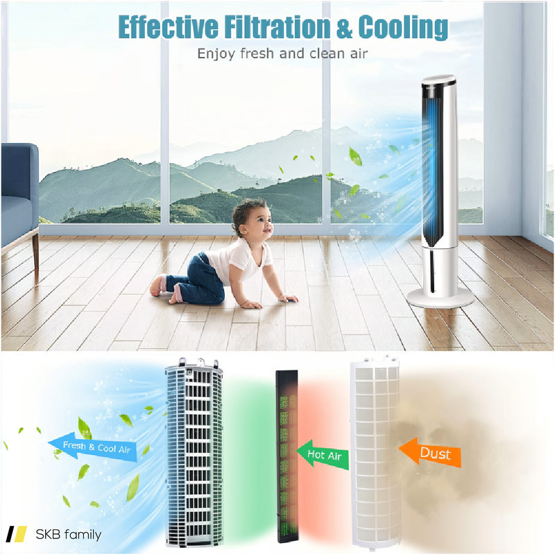 41 Inches Evaporative Air Cooler With 3 Modes And 3 Speeds 240515-229210